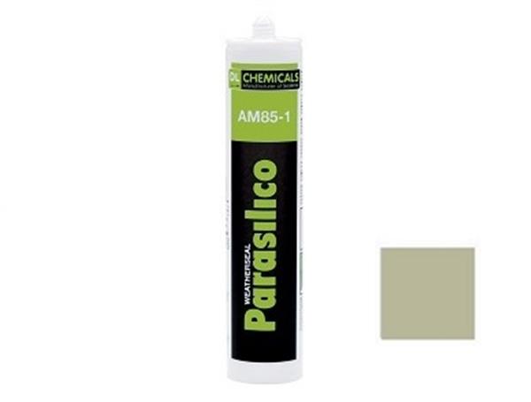Pebble grey AM85-1 perimeter silicone sealant from DL Chemicals