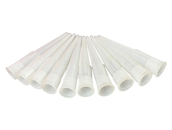 Nozzles for silicone foil applicator guns