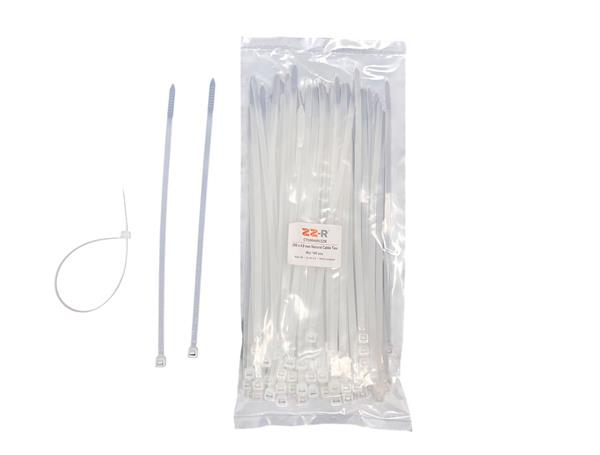 ZZ-R natural cable ties 300mm x 4.8mm pack of 100