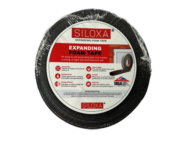 10m roll of Anthracite 20mm Exp Foam tape for 2-4mm gap