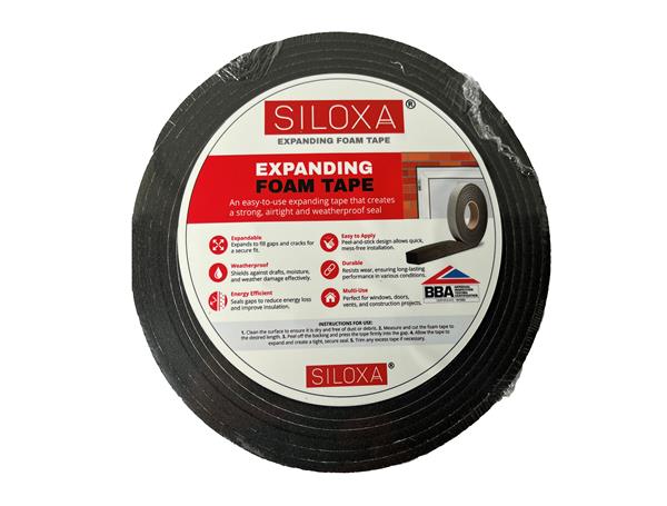 5.6m roll of Anthracite 30mm Exp Foam tape for 5-10mm gap