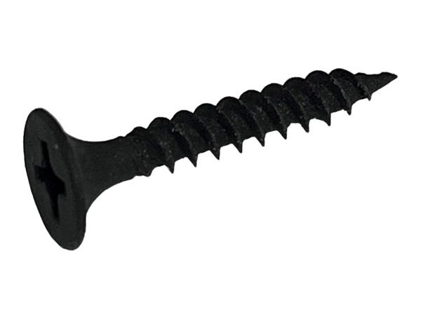 Black 25 x 3.5mm Drywall Screw