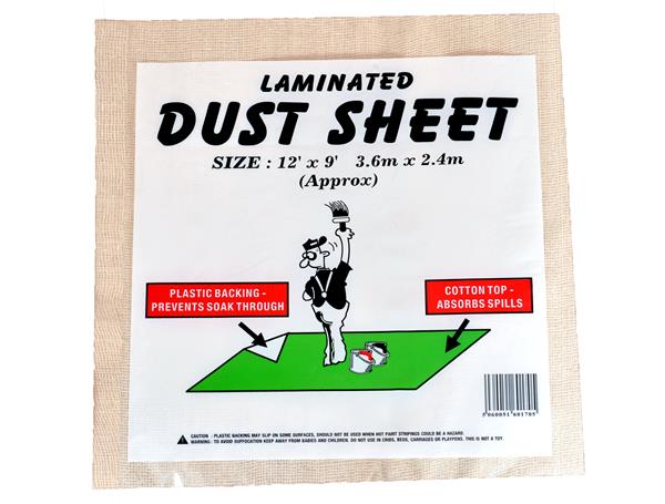 Cotton Twill Dust Sheets 12ft x 9ft