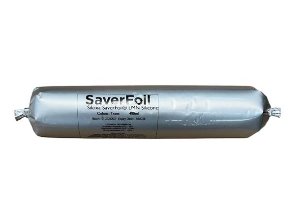 Clear silicone window sealant packaged in a 400ml foil pack