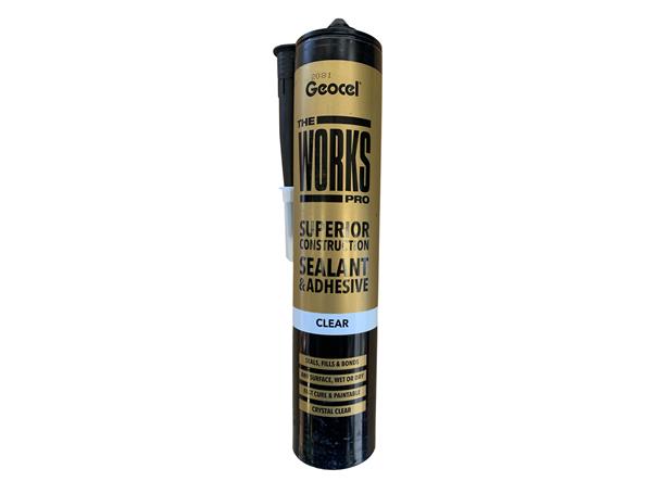 Geocel THE WORKS PRO Clear Sealant Adhesive