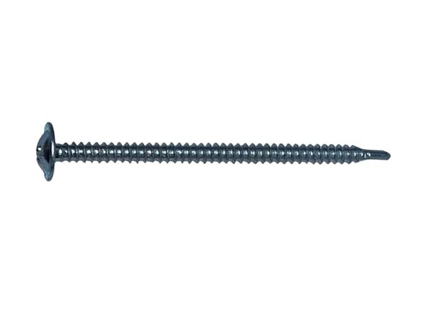 80mm baypole screw with self drill tip designed to screw through Upvc frames into aluminium bay poles